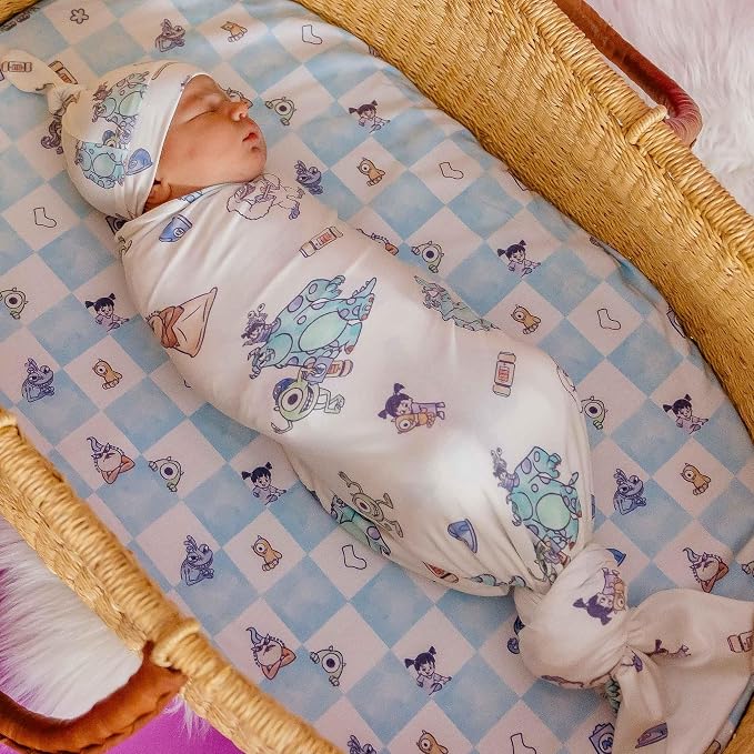 Copper Pearl Swaddle Blankets for Newborns | Soft Stretchy Receiving Blankets - Image 4
