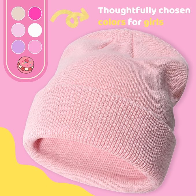 YMYDYFC Baby Beanie 3Pack Toddler Beanie Baby Winter Hats Boy&Girl 0-6Years | - Image 6
