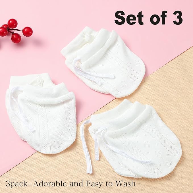 MOMSMENU Newborn Mittens No Scratch baby mitts - Image 7