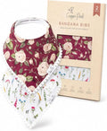 Copper Pearl Baby Bibs 4 Pack & 6 Pack, Bandana Drool Bibs by CopperPearl