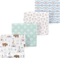 Luvable Friends Little Treasure Flannel Receiving Blankets 4pk by Luvable+Friends