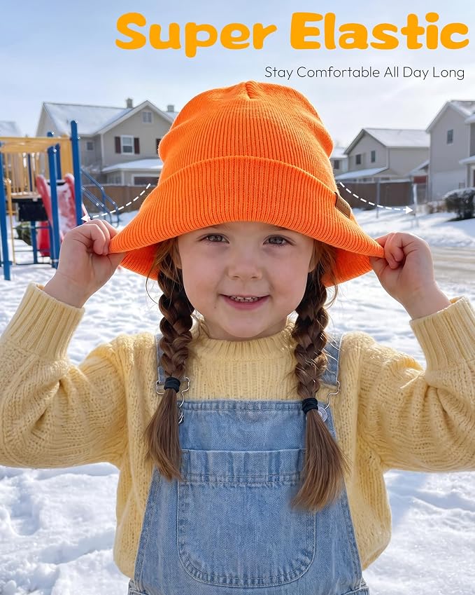 Baby Beanie Toddler Infant Winter Hats kids Warm Knit Caps - Image 5