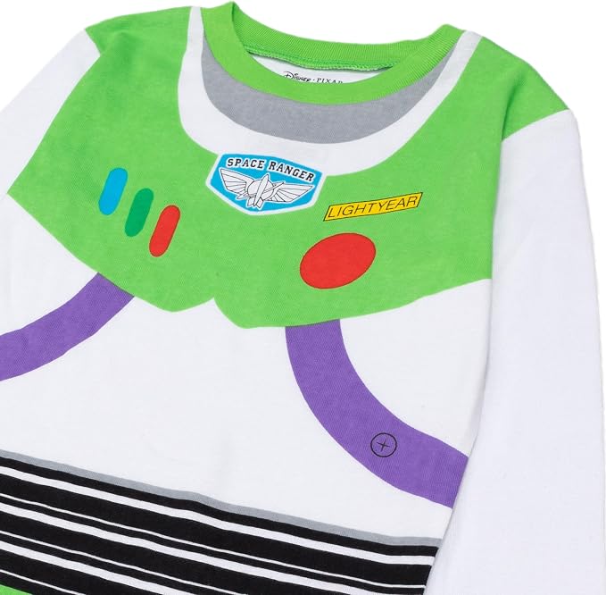 Disney Boys' 4-Piece Snug-fit Cotton Matching Comfortable Pajama Set, Soft & - Image 4