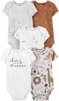 Carter's Baby Boys 5-Pack Original Short Sleeve Bodysuits by Carters