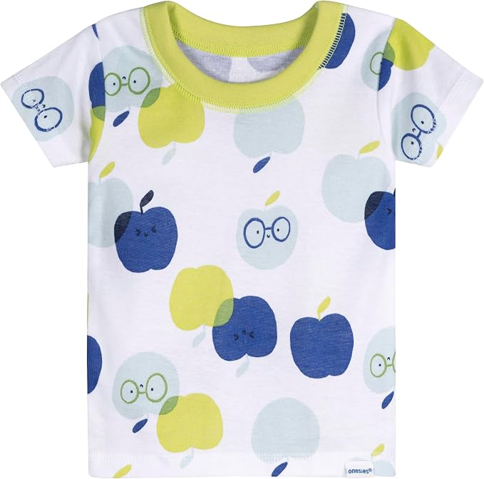 Onesies Brand Baby Boys Snug Fit 4 Piece Pajama Set - Image 3
