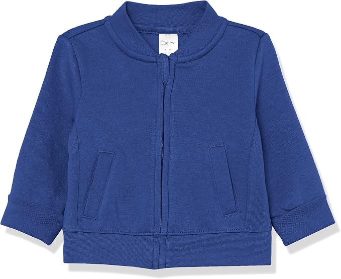 Hanes baby-girls Ultimate Baby Zippin Fleece JacketSweatshirt by Hanes