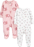 Simple Joys by Carter's Baby Girls' 2-way Zip Thermal Footed Sleep and Play by SimpleJoysbyCarters