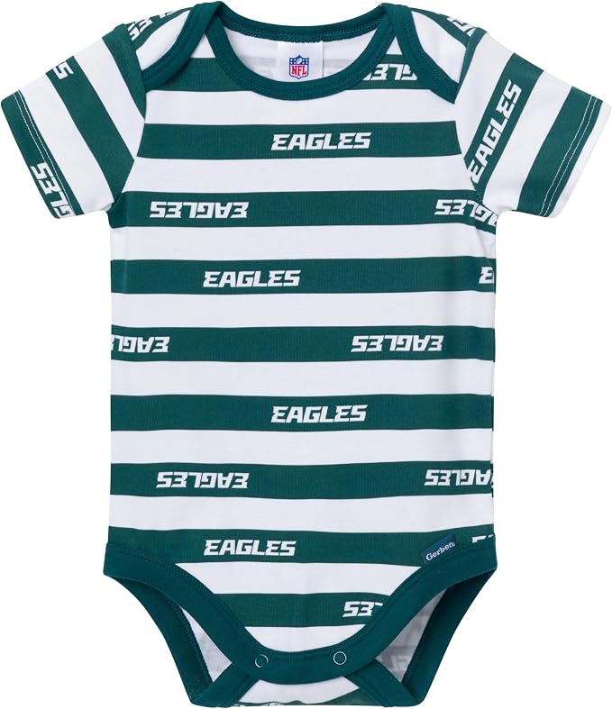 Gerber NFL Baby Boys 3-Pack Onesie Bodysuit - Image 2