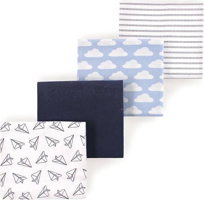 Luvable Friends Little Treasure Flannel Receiving Blankets 4pk by Luvable+Friends