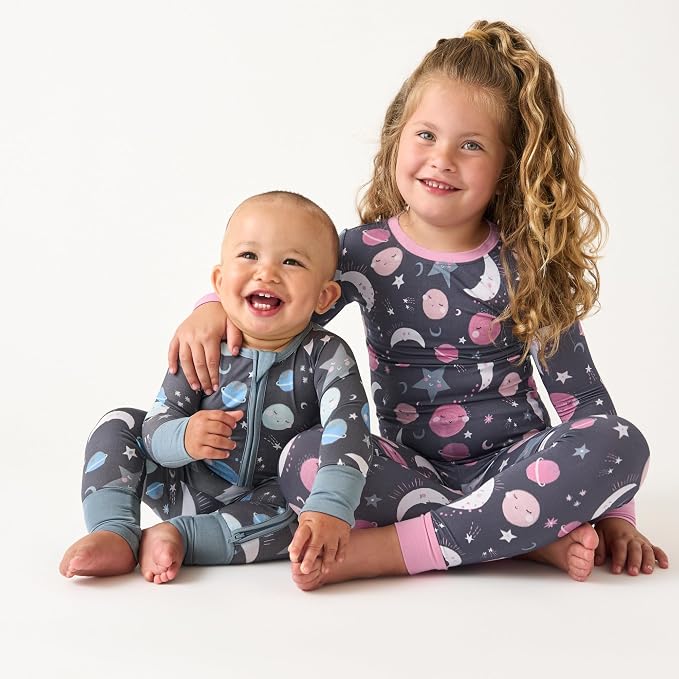 Little Sleepies Pajamas for Baby Boys & Girls, Viscose from Bamboo Baby Pajamas - Image 9