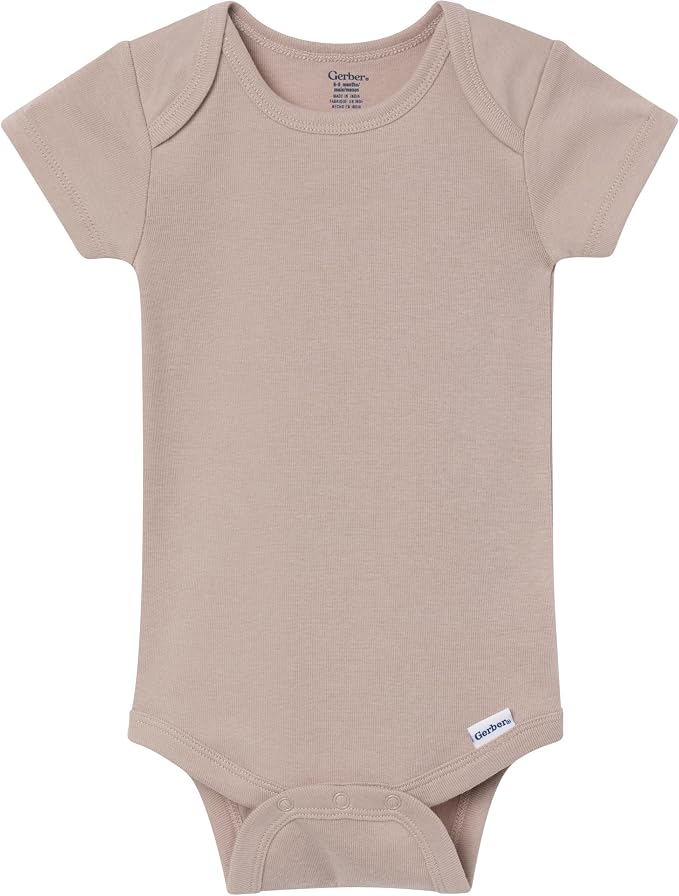 Gerber Baby Boys & Girls 8-Pack Short Sleeve Onesies Bodysuits - Image 3
