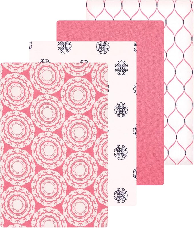 Luvable Friends Little Treasure Flannel Receiving Blankets 4pk by Luvable+Friends
