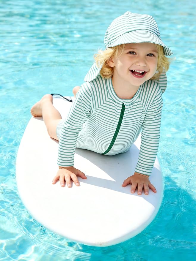 UPF 50+ Baby Toddler Boy One Piece Swimsuit - Image 2