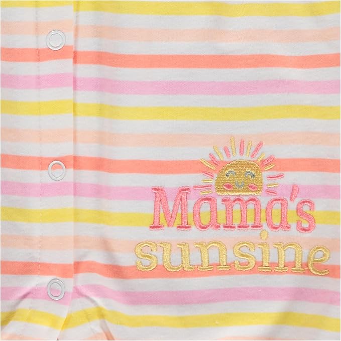 Cudlie 2-Pack Baby Girl Rompers – Soft Cotton, Everyday Comfort - Image 5