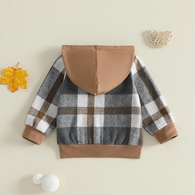 MERSARIPHY Toddler Boy Hoodies Jacket Baby Boy Lightweight Zip Up Coat - Image 2