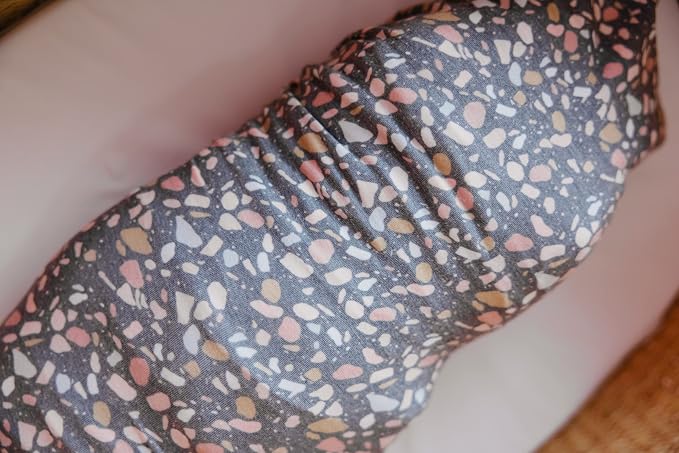 Copper Pearl Swaddle Blankets for Newborns | Soft Stretchy Receiving Blankets - Image 7