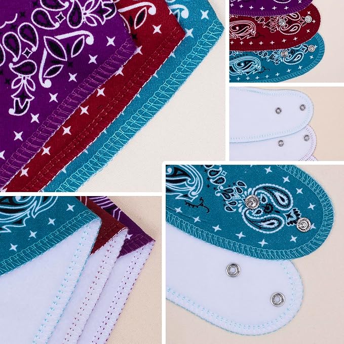 10 Pack Baby Triangle Bandana Bibs - Image 9