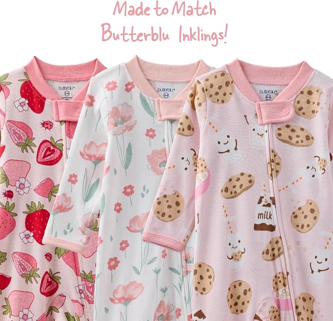 Butterblu Scout Sleep & Play 100% Organic Cotton Footed Zip Front PJs | GOTS - Image 8