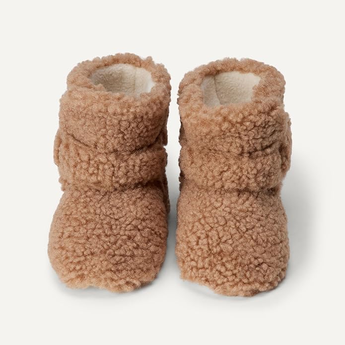 Amazon Essentials Unisex Babies' Soft Hook & Loop Booties, Infant Crib Shoes - Image 4