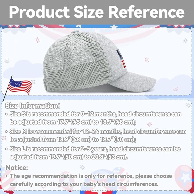 Olreco Baby Baseball Cap Toddler Baseball Hat - Image 6