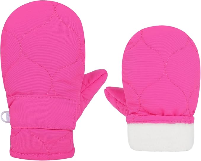 Toddler Gloves Kids Mittens Winter Warm Lined Fleece Gloves Waterproof Snow - Image 2
