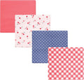 Luvable Friends Little Treasure Flannel Receiving Blankets 4pk by Luvable+Friends