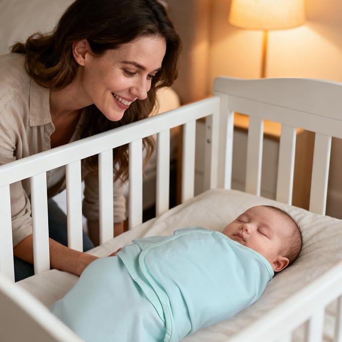 Cotton Swaddles for Newborn, Baby Newborn Swaddle 0-3 Month | 2-Pack Soft - Image 7
