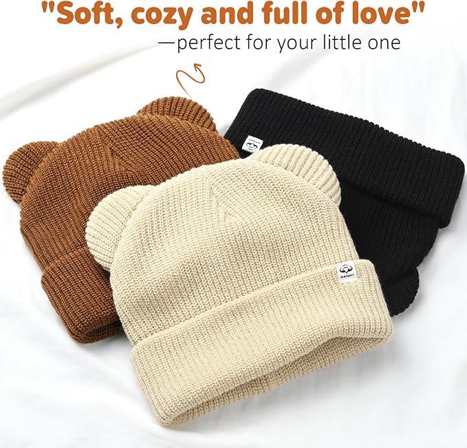DANMY Baby Beanie Winter Knit Hat - Image 2
