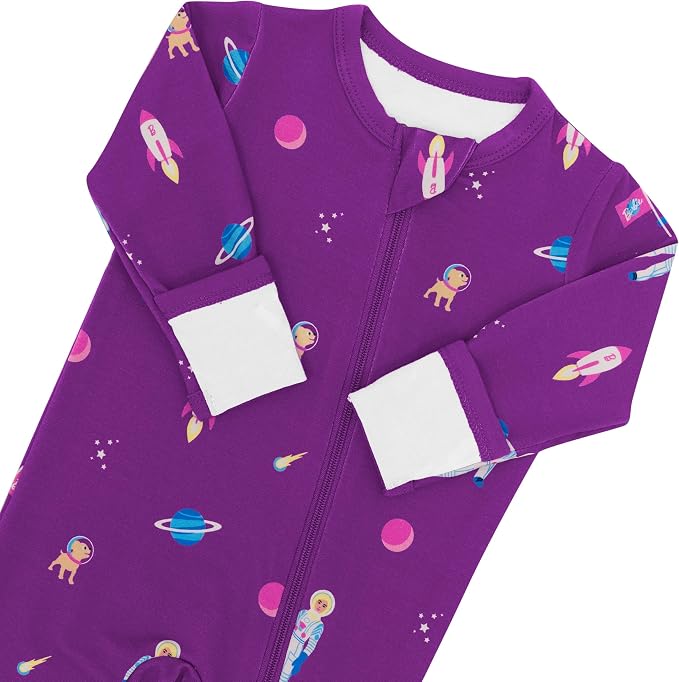 KYTE BABY Infant and Toddler Dual Zipper Footie, Ultra-Soft Rayon Made From - Image 3
