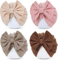 Cinaci 4 Pieces Baby Girls Turban Hats by Cinaci