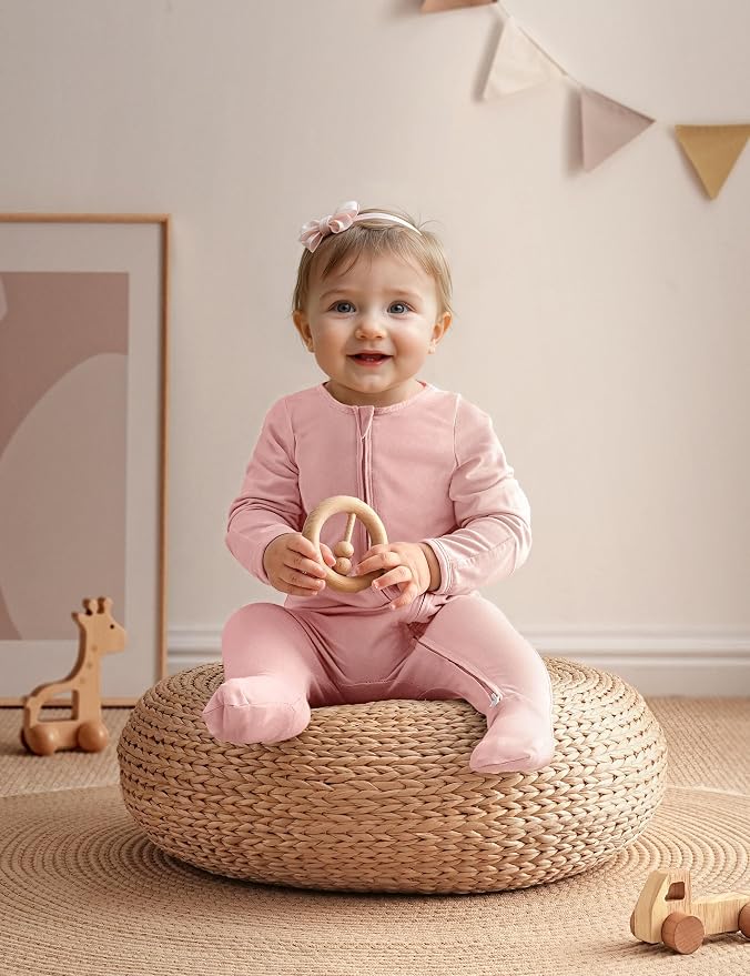 Yoofoss Viscose Bamboo Baby Pajamas Newborn Sleepers - Image 2