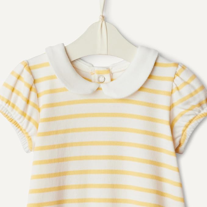Amazon Essentials x Sofia Grainge Baby Girls' Cotton Short Sleeve Romper - Image 4