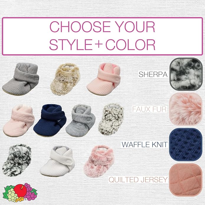 Fruit of the Loom Cozy Thermal Wrap Booties - Image 6