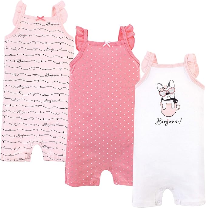 Hudson Baby Unisex Cotton Rompers - Image 2