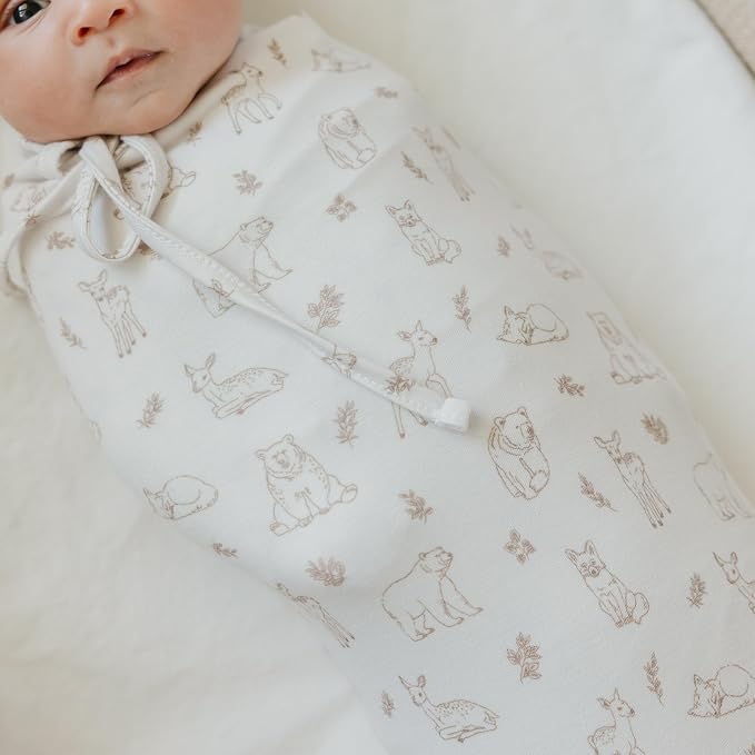 Copper Pearl Swaddle Blankets for Newborns | Soft Stretchy Receiving Blankets - Image 4