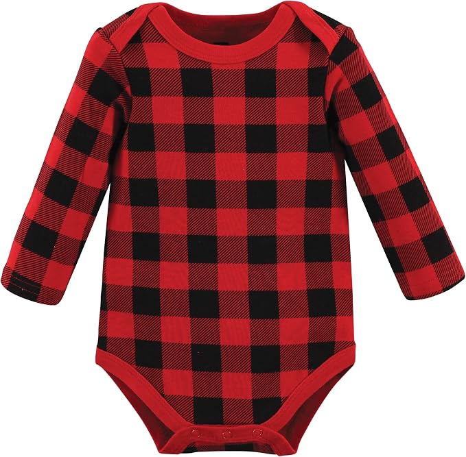 Hudson Baby baby-boys Cotton Long-sleeve Bodysuits 3-pack - Image 4