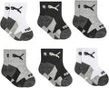 PUMA Unisex Baby 6-pack Infant Anklet Socks, Extra Cushion & Comfort-toe by PUMA