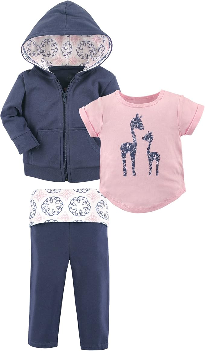 Yoga Sprout Bodysuit, and Track Jacket Set by Yoga+Sprout