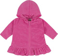 Gerber Baby & Toddler Girls Zipper Hoodie Terry Swimsuit Cover Up by Gerber