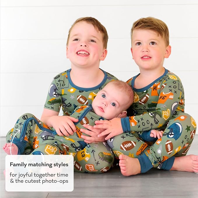 Little Sleepies Pajamas for Baby Boys & Girls, Viscose from Bamboo Baby Pajamas - Image 8