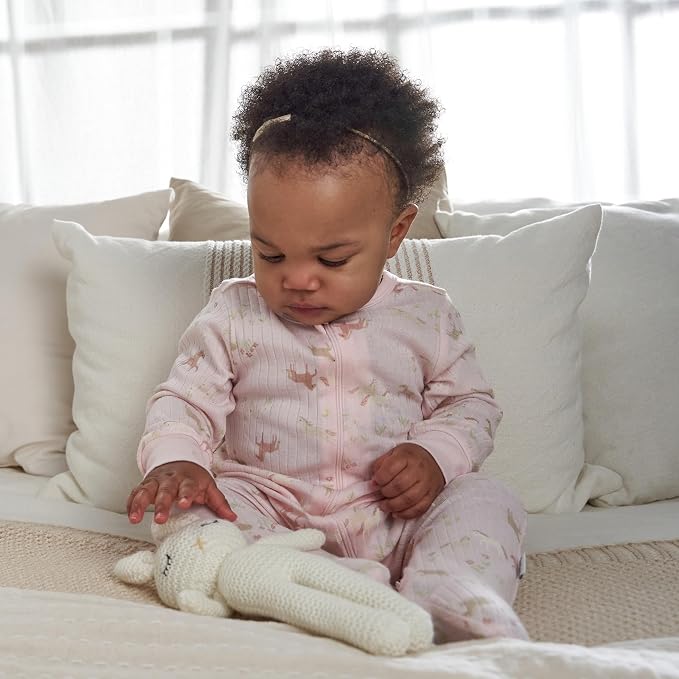 Gerber baby-girls Baby Unisex 2-pack 2-way Zip Textured Sleep 'N Play - Image 2