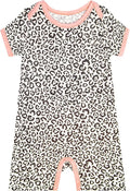 GUISBY Baby Rayon Romper Pajamas, 0-24M | Silky Soft Feel，Snap Closure，Footless by GUISBY