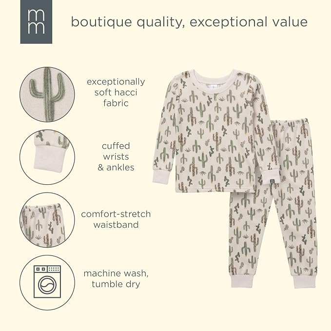 Modern Moments by Gerber Baby Holiday 2 Piece Tight Fitting Pajamas - Image 7