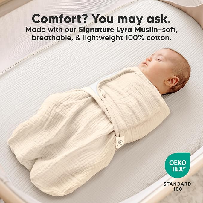 KeaBabies Muslin Baby Swaddles for Newborns, 100% Cotton | Organic Cotton - Image 4