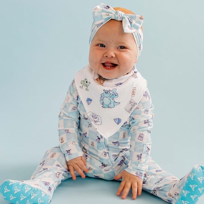 Copper Pearl Baby Bibs 4 Pack, Printed Bandana Drool Bibs - Image 6