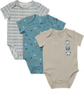 Hanes Baby Pure Comfort Short Sleeve Bodysuits, Infant Bodysuits, Boys & Girls by Hanes