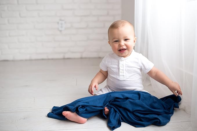 Copper Pearl Swaddle Blankets for Newborns | Soft Stretchy Receiving Blankets - Image 8