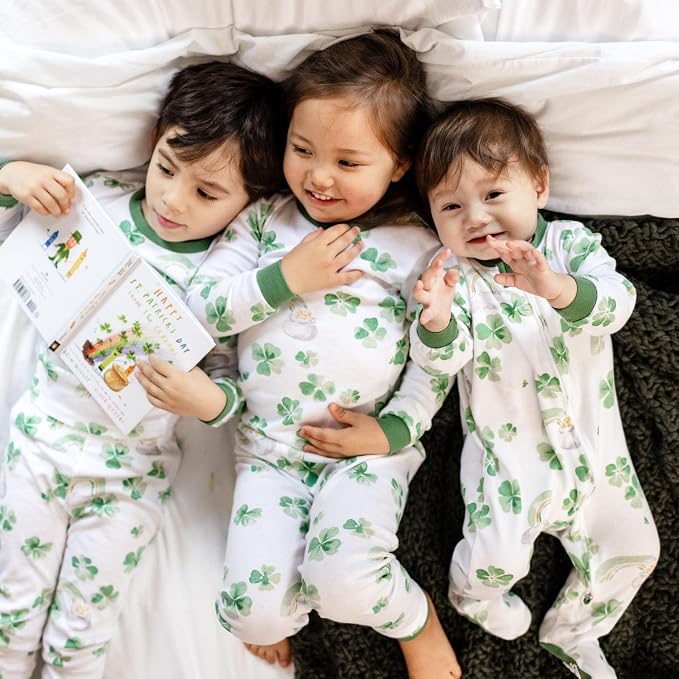 Burt's Bees Baby Girls Organic Cotton Pajamas, Toddler PJ Set, 2-PC | Soft - Image 4