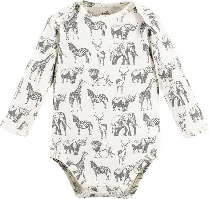 Touched by Nature Unisex Baby Organic Cotton Long-Sleeve Bodysuits - Image 4