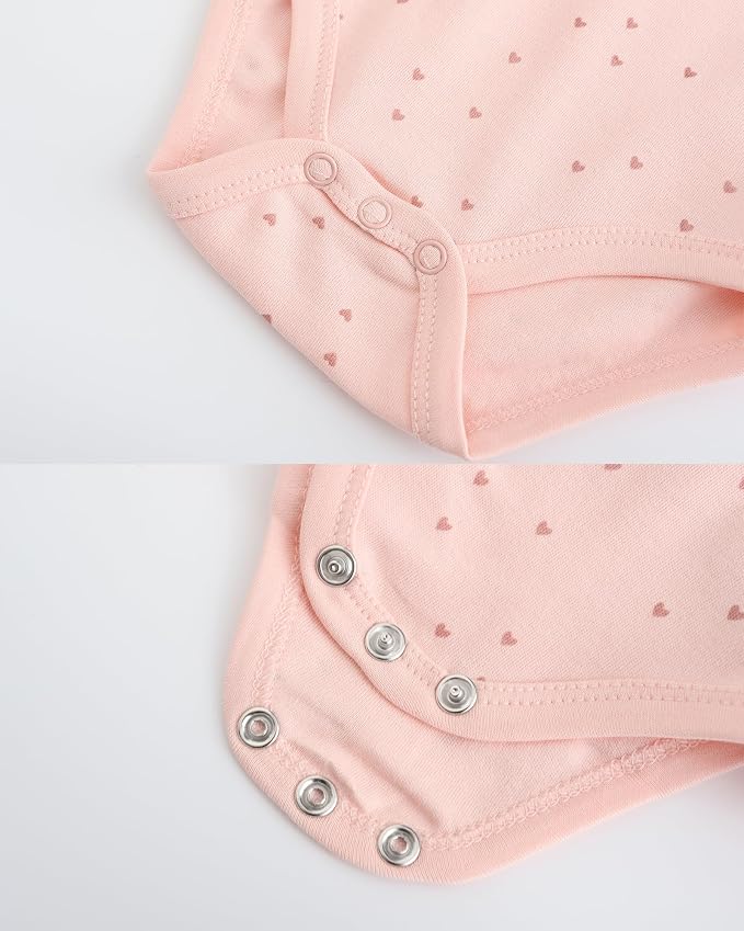 Baby Bodysuit and Pant Set Cotton Ribbed Mix Infant Girl Clothes | Unisex - Image 3